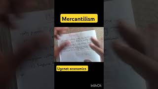 Mercantilism ugcnet economictheory shortvideo shortfeed shortsviral netjrfeconomics netjrf [upl. by Pears]