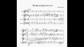 Woodwind Quartet in A Major [upl. by Eirrotal22]