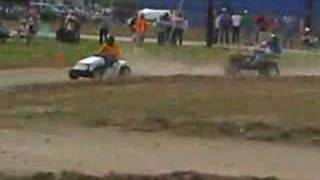 Super Modified Lawn mower racing [upl. by Cordell]