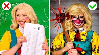 Miss Delight is my Teacher Good vs Bad Teacher Amazing School Gadgets [upl. by Araeit]