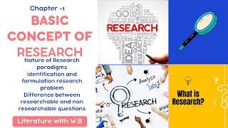 Basic concepts of Research  Research methodology  Urdu Hindi Detailed explanation [upl. by Elleuqram]