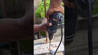 lighting arrester installation copper lighting arrester shots electrical lighting arresterviral [upl. by Oleta]