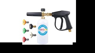 DUSICHIN DUS018 Foam Cannon Lance Pressure Washer Nozzle Tip Spray Gun 3000 PSI Jet Wash [upl. by Eirrol630]