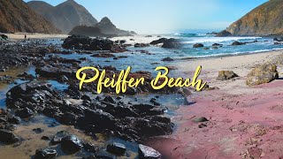 PFEIFFER BEACH One of the Best Beaches in Big Sur CA [upl. by Gnut]