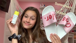 Glossier Products UnboxingReview👑Lucia Stephanie [upl. by Ahsinot803]