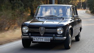 Alfa Romeo Giulia Berlina 1300 TI  Classic Cars Jarama [upl. by Iba475]