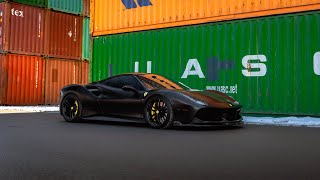 Satin Black Ferrari 488 GTB [upl. by Viridissa230]