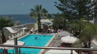 2014  KRETA  BEACH HOTEL GLAROS Chersonisos [upl. by Nnylrac]