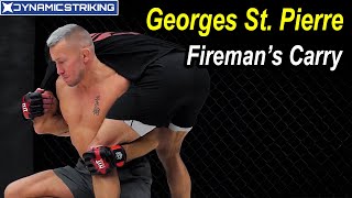 Georges St Pierre MMA Training  Firemans Carry [upl. by Ahsitul]