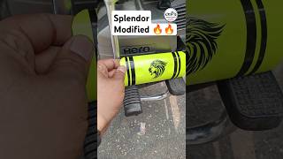 Splendor Modified 🔥🔥 shorts youtubeshorts splendormodifid splendor [upl. by Irallih854]