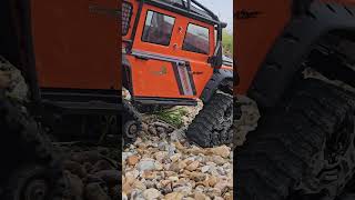 RAW Stream RC  Pt 3 Trx4 TRAXX All Terrain Tracked 4x4 vehicle shorts [upl. by Latimer]