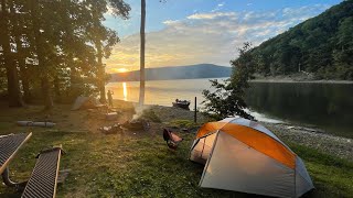 Boat Camping on the Allegheny Reservoir  Pine Grove Campground [upl. by Bortman356]