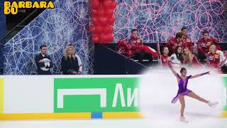 Kamila Valieva  Short Program Channel One Cup coachs and team reaction [upl. by Jana]