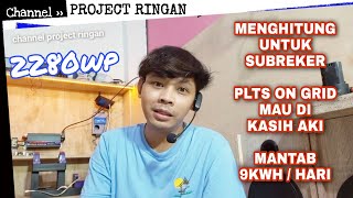 MENGHITUNG AKI PLTS HYBRID  PERMINTAAN SUBSCRIBER [upl. by Yorztif190]