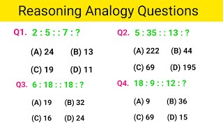 Reasoning Analogy  Resoning Questions  Reasoning Practice Set  Analogy Previous year question [upl. by Droc]