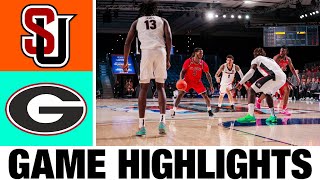 22 St Johns vs Georgia Highlights  NCAA Mens Basketball  2024 College Basketball [upl. by Beacham]