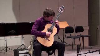 Manuel M Ponce Sonata III  1st Mvt Allegro moderato played by Uros Baric [upl. by Linnette]