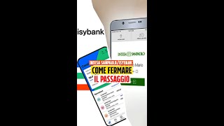 Ora cè un modo per fermare il passaggio da Intesa San Paolo a Isybank [upl. by Coppock258]