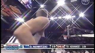 Dirk Nowitzki  2007 NBA 3Point Shootout Third Place [upl. by Redleh]