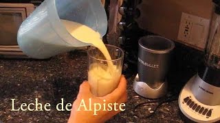 Como hacer la Leche de Alpiste  How to make Canary Seed Milk [upl. by Nnaylrebmik722]