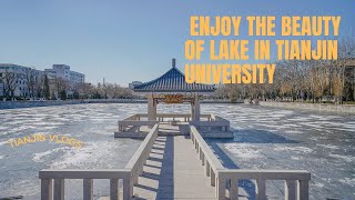 China Tianjin University Lake  Jheel Tianjin University mein [upl. by Eugatnom45]