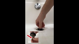 This is how to unclog this bathtub [upl. by Latterll]