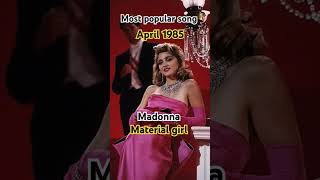 Most popular song 1985 Madonna  Material girl madonna materialgirl 80smusic 80s mostpopular [upl. by Bohrer]