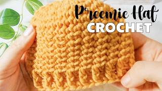 Crochet a Preemie Hat in Just 30 Minutes – Quick amp Easy Tutorial [upl. by Cutty701]