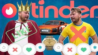 VEM FÅR MEST MATCHNINGAR PÅ TINDERRIK VS VANLIG [upl. by Aieka]