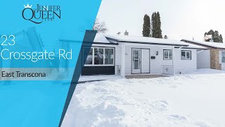 23 Crossgate Rd Winnipeg MB 399900 Jennifer Queen  Winnipeg Realtor with REMAX Professionals [upl. by Brentt]