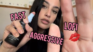 FAST and AGGRESSIVE Makeup Application ASMR LoFi [upl. by Hertzog167]