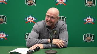 Ohio Football 2024 Weekly Press Conference v Kent State [upl. by Gahan]