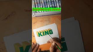 3d name art drawing art shorts 3d art trending [upl. by Gile]