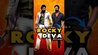 Who is winner Rockey and Deva prabhas yash southmovie salar kgf3 viralvideo facts [upl. by Sanez857]