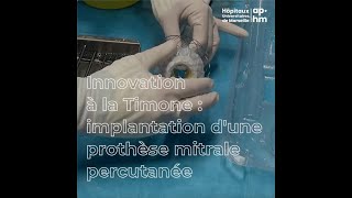 Innovation  première implantation dune prothèse mitrale percutanée [upl. by Brinkema]