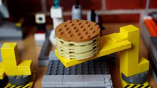 Lego Cake Factory  Stop Motion Cooking [upl. by Fulmis]