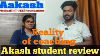 Aakash coaching review by student of aakash  aakash coaching detail review [upl. by Souvaine687]