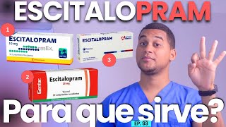 ESCITALOPRAM PARA QUE SIRVE  3 COSAS [upl. by Devehcoy]