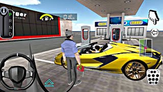 3D Driving Class Simulation  USA Funny 3D Car Officer Refuel His Super Car Gas Crazy Gameplay [upl. by Jarrad135]