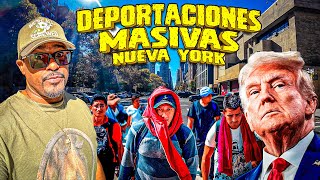 Asi estan las calles de Nueva york despues del trinfo de Donald trump  Hay miedo a ser deportado [upl. by Tormoria418]