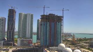 Paramount Miami World Center Timelapse [upl. by Bromleigh]