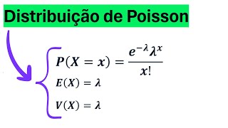 Distribuição de Poisson [upl. by Gnel]