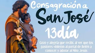 CONSAGRACIÓN A SAN JOSÉ DÍA 13✨ [upl. by Aihsoem]