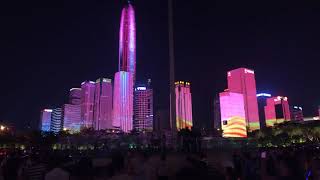 SHENZHEN LIGHT SHOW  National Holidays [upl. by Dickinson997]