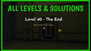 ESCAPE ROOM ACADEMY ALL LEVELS  1  40 Walkthrough Roblox [upl. by Ynoffit]