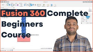 Fusion 360 complete beginner tutorial  step by step [upl. by Ailel]