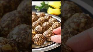 Easy Energy Balls  No Added Sugar shortsshortfeedveganenergyballsnobakeviralshortsrecipe [upl. by Baoj]