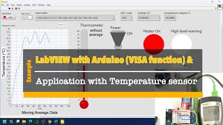 LabVIEW with Arduino EP17 Temperature monitor and Heater controlling [upl. by Ailemak]