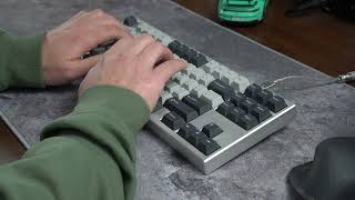 Ottantaquatro Sound Test  Cherry MX Retooled Black Switches [upl. by Netsua]