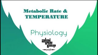 Metabolic Rate ampTEMPERATURE physiology 3 section 9 [upl. by Burkitt79]